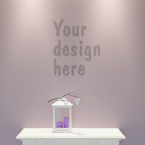 Wall Mockup Empty Wall Mockup Wall Stickers Styled Stock