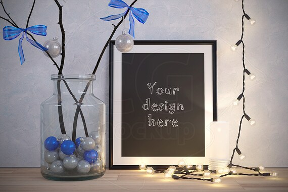 Product Mockup 8x10 Frame Mock Ups New Year Decor