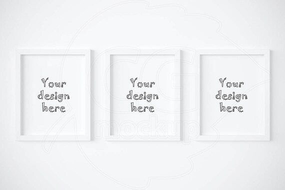 Download Free Set Of 3 Frame Mockups 8x10 White Frame Mockup Psd 58752 Best Download Psd Mockup Tempalte PSD Mockup Templates
