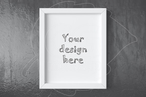 8x10 Mockup Scene Mockup White Frame Mockup Digital Product