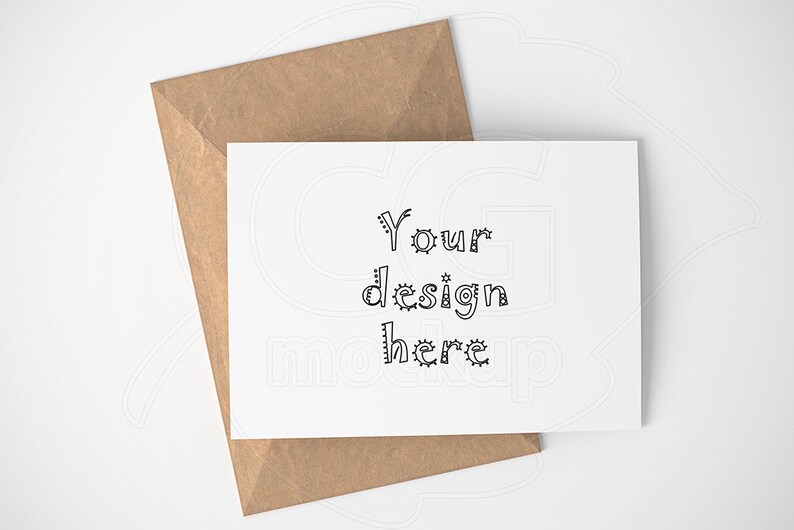 Download Office mockup A6 card mockup Styled stock Digital product ...
