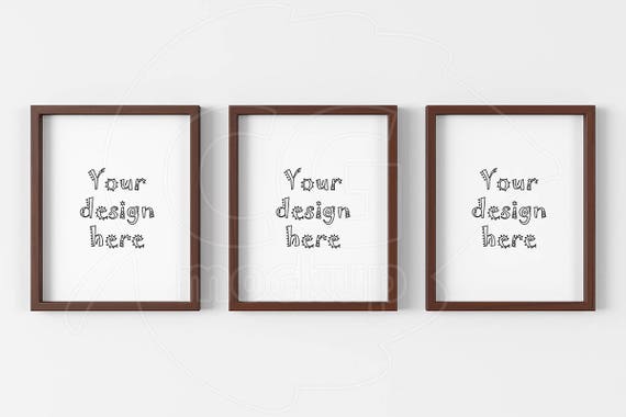 Scene Mockup Wood Frame Mockup 16x20 Mockups Set Of Etsy