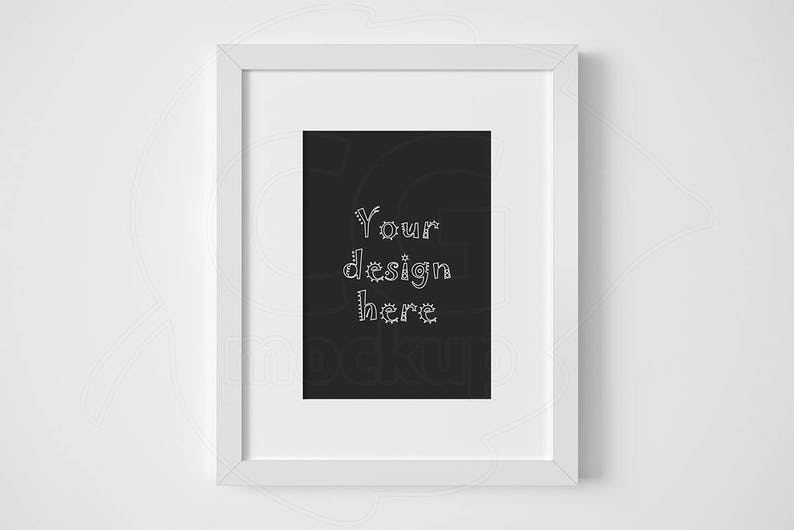 Download Mockup creator 5x7 Changeable background White frame | Etsy