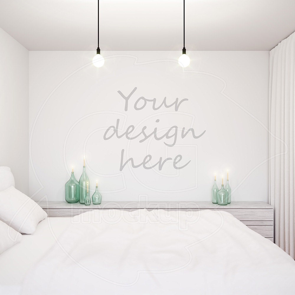 Download Styled Stock Blank Wall Mockup Wall Decal Stencil Template Etsy