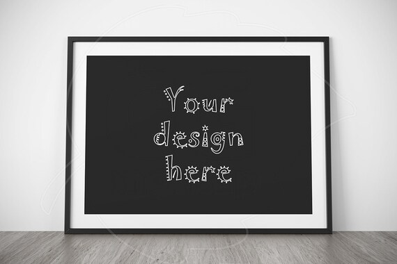 Download Frame On The Floor Digital Product Mockup A4 A2 Frame Etsy