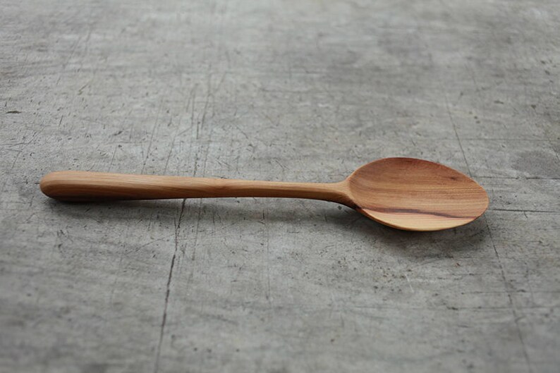 Hickory Serving Spoon