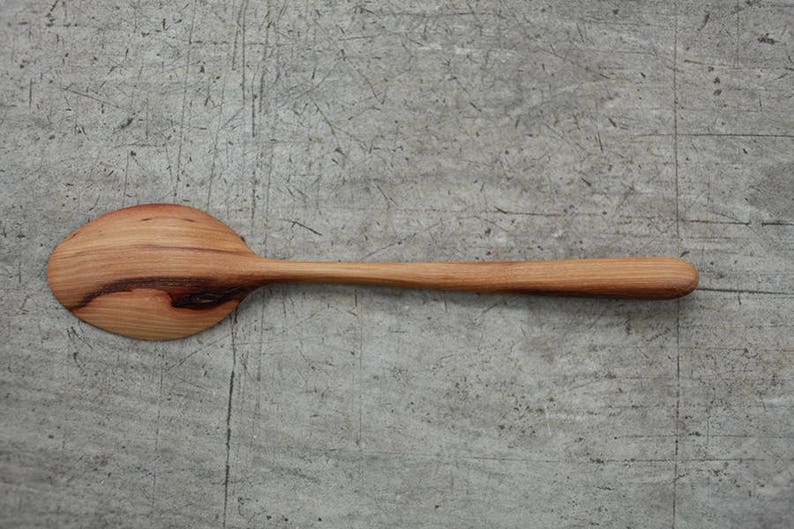 Hickory Serving Spoon