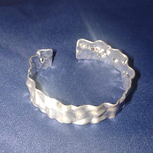 Silver cuff bracelet