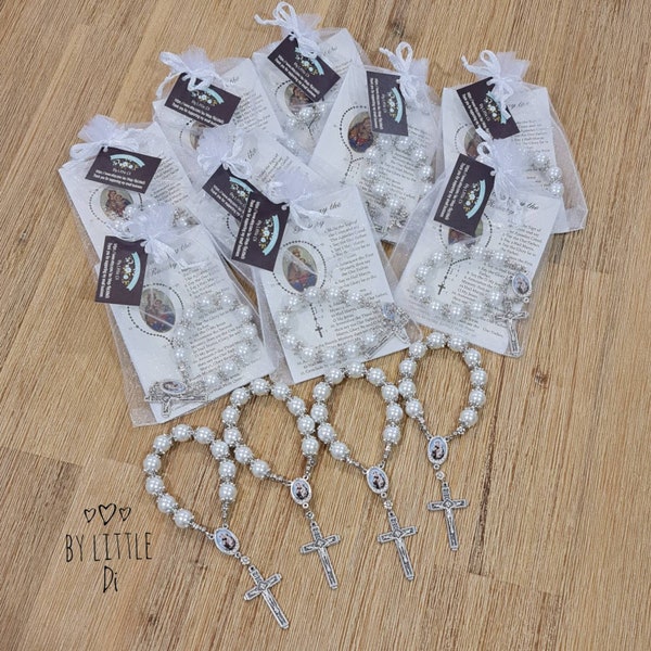 St. Anthony Rosary Giveaways. Bulk Baptism Favours, Holy Communion Favours, Confirmation Favours, Wedding Favours, Mini Rosaries