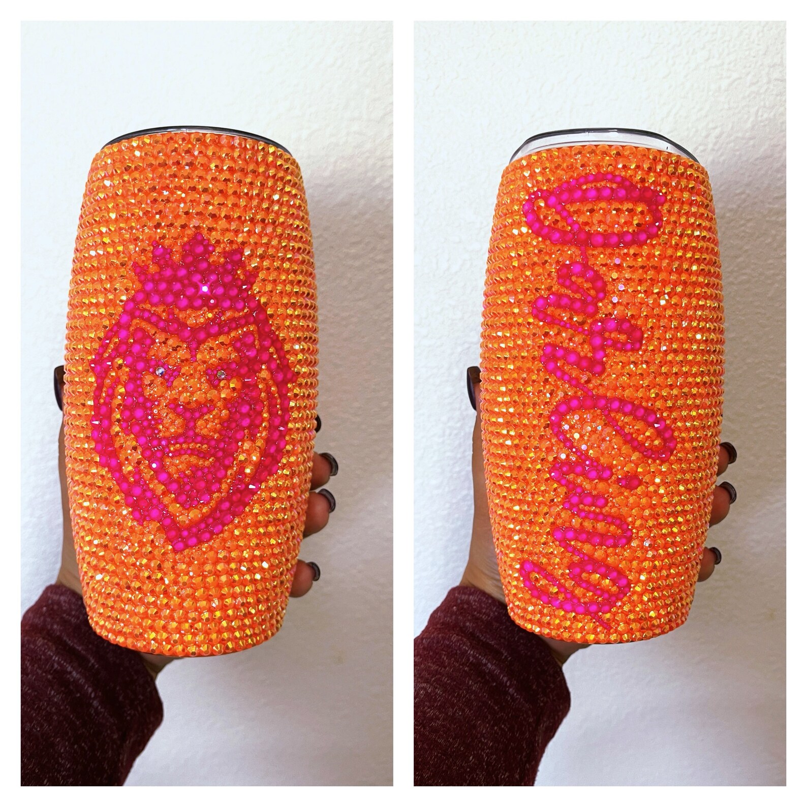 Custom Bling Crystal Rhinestone Bedazzled 25oz - Etsy