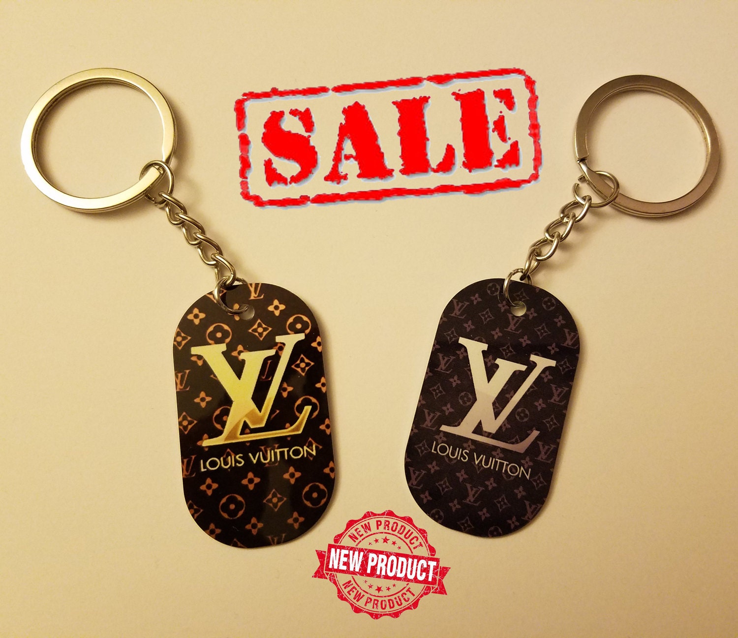 Louis Vuitton Key chain. Louis Vuitton keychain. Cute | Etsy