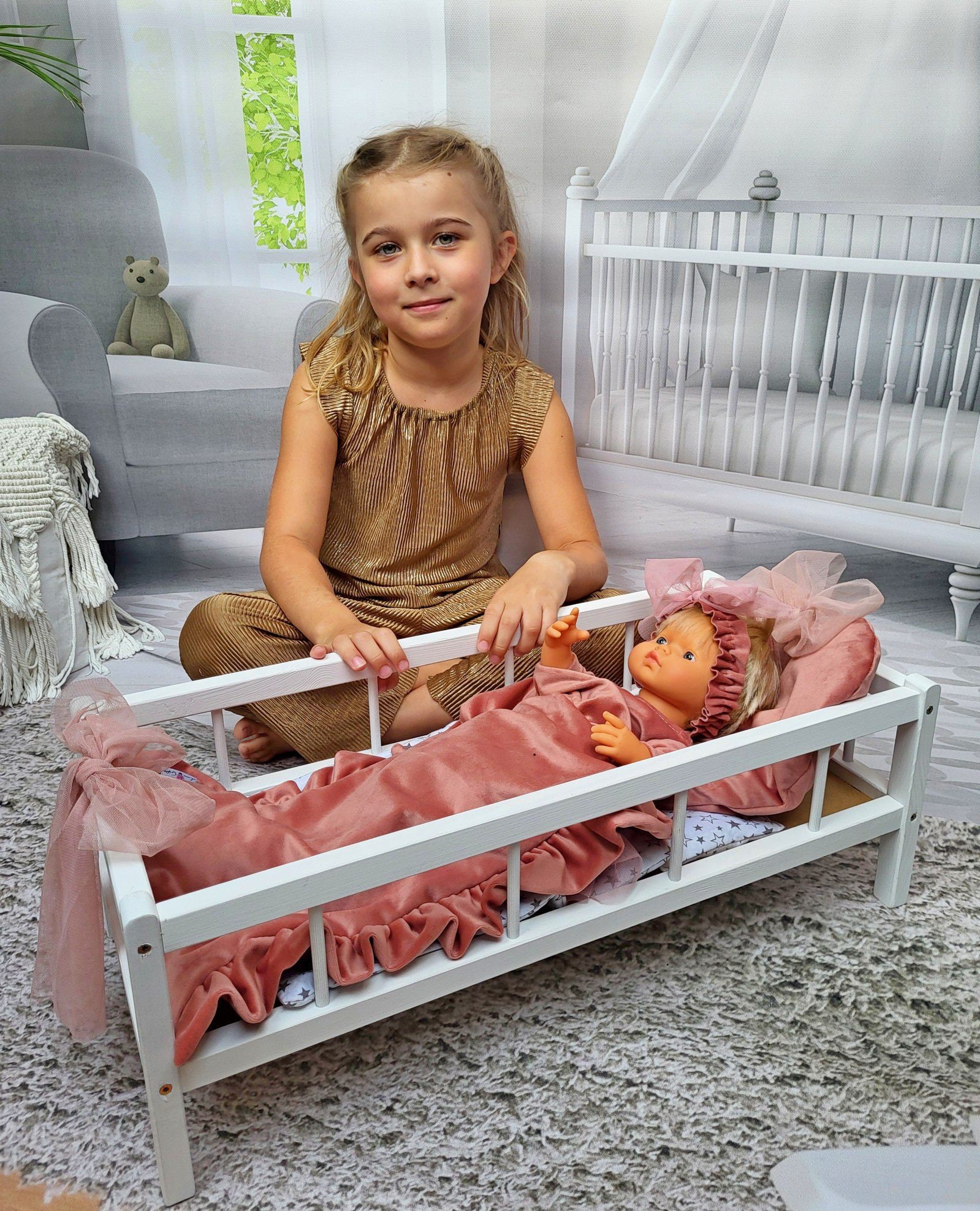 Baby Doll Crib Etsy Canada