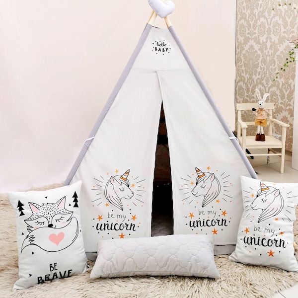 Beautiful Kids Teepee, Tipi Tent , Tent For Children, Playhouse, Kids Tipi, Gift for kids, wigwam Childrens Teepee, Play Teepee,