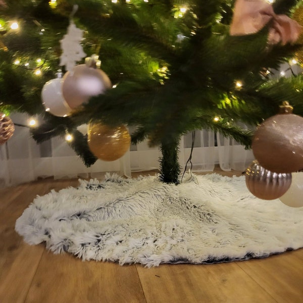 Luxury Christmas Tree Mat, Christmas Tree Skirt, 90cm Small Christmas Tree Skirt,Rug For Living Room