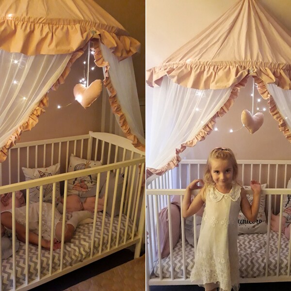 Love Gifts Canopy + 6 Pillows , Hanging Tent,Beautiful Kids Teepee,Bed canopy, Play Canopy.Hanging canopy,Children's Canopy