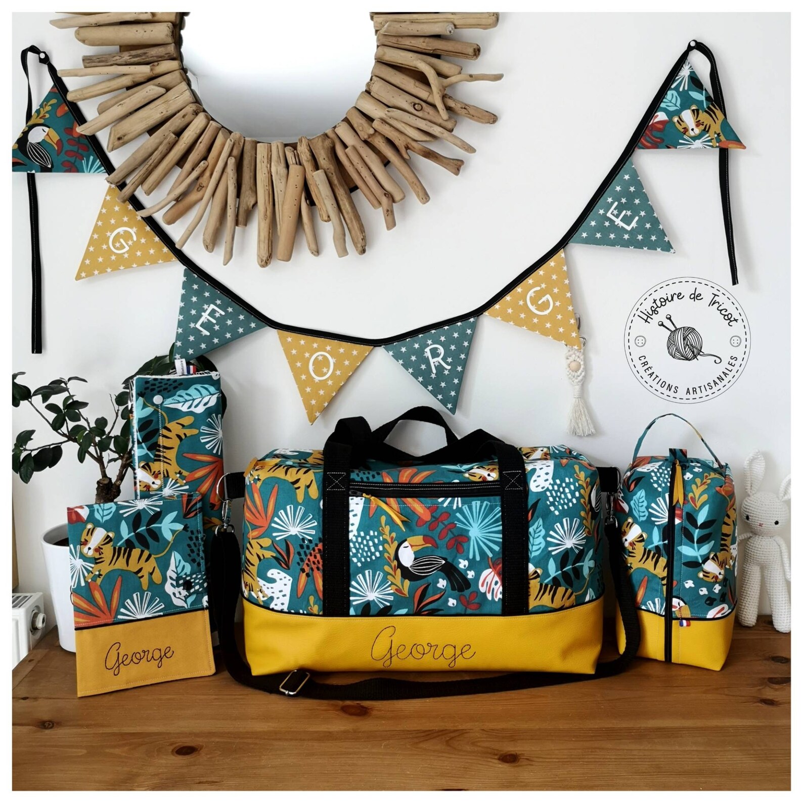 Sac ?� langer Sac de voyage Fait main Personnalisable - Etsy France