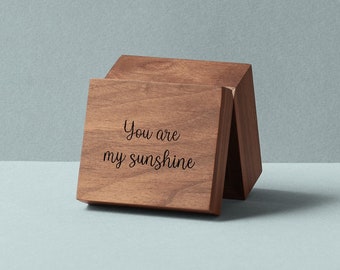 You Are My Sunshine Music Box | Mother's Day Gift | Crank music box movement