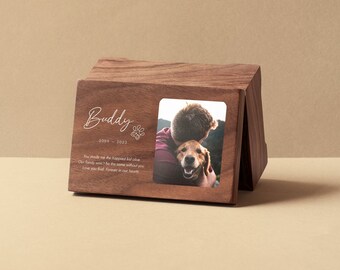 Custom Dog Memorial Music Box | Custom Melody & Design for Remembering Beloved Pets | Pet Loss Sympathy Gift