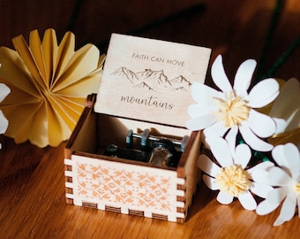 Christian Gift Music Box | Personalized Music Boxes | Christening Gifts