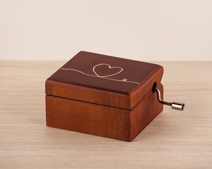 Mother Day Gift/custom Music Jewelry Box/wood Music Jewellery Etsy