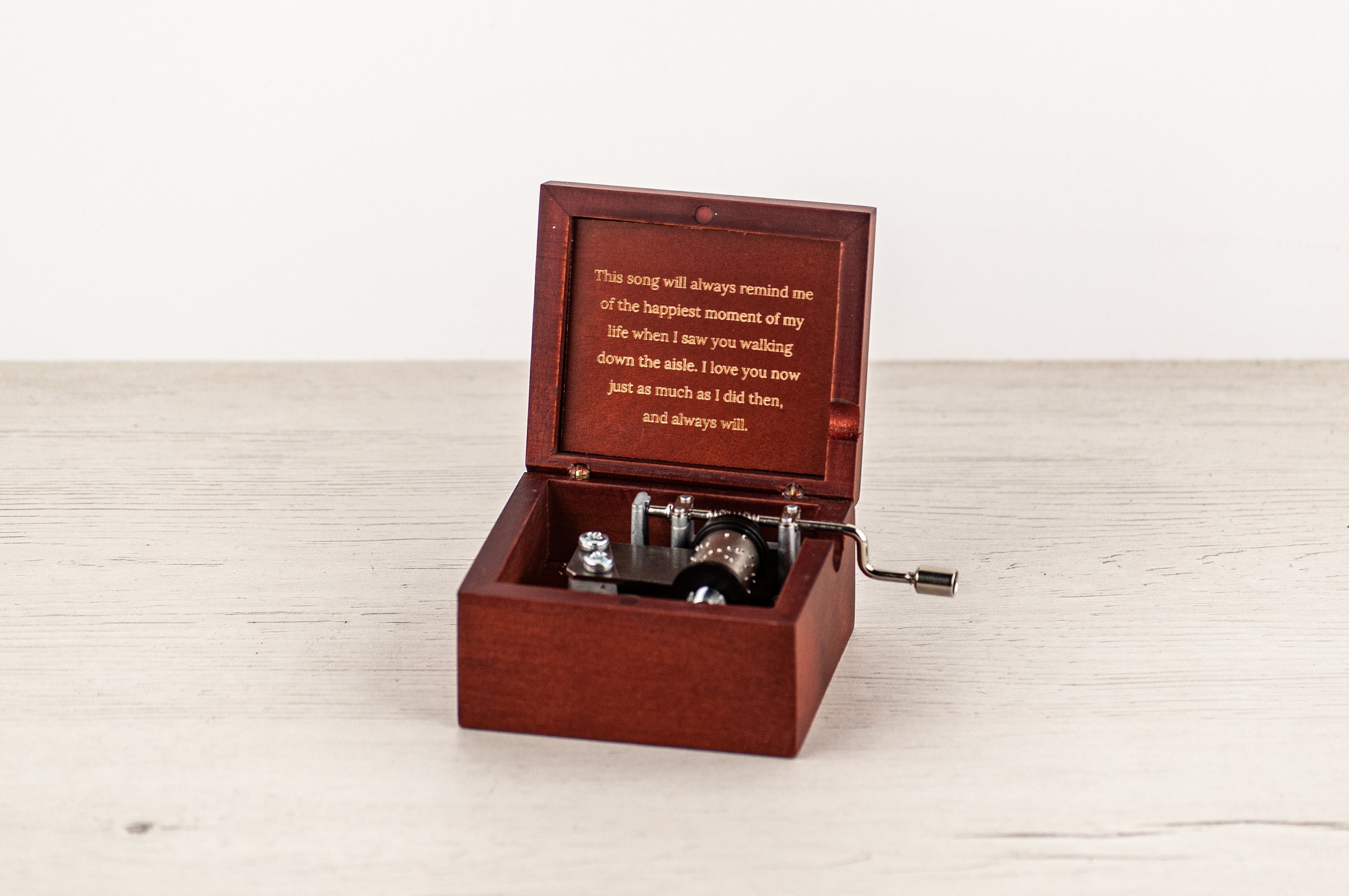 Custom Music Box Engraved and Personalized Music Box Etsy Australia