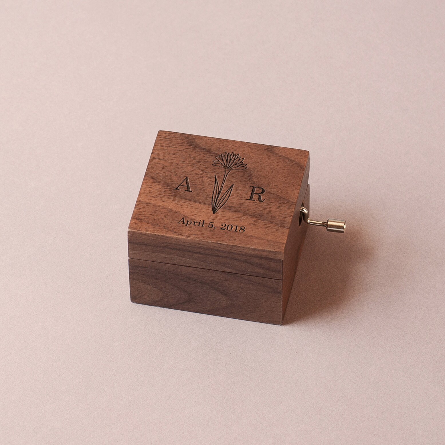Personalized Music Box | Custom Anniversary Gift | +50 Tunes