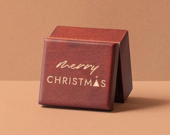 Merry Christmas Music Box | Christmas Gift | +80 tunes available | Personalized Gift for him or her
