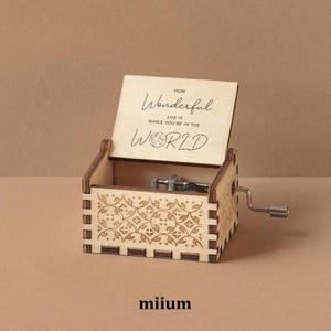 Your Song Music Box | Miium Brand | Custom Song | Custom design | Personalized music box | Anniversaries, Music | Unique Gift