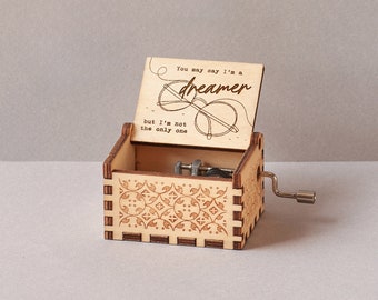 Imagine Music Box | Anniversary or Best friends gift | Handcrafted wooden box