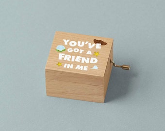 Toy Story Music Box | You've got a friend in me Music box Mechanism | Perfect friendship gift | First birthday boy gift