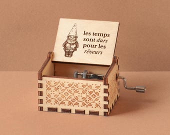 Amélie Music Box | Anniversary or Best friends gift | Handcrafted wooden box