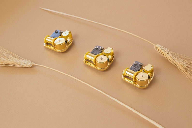 Wind up Music Box Mechanism | Automatic Golden 18 Notes Movement ...