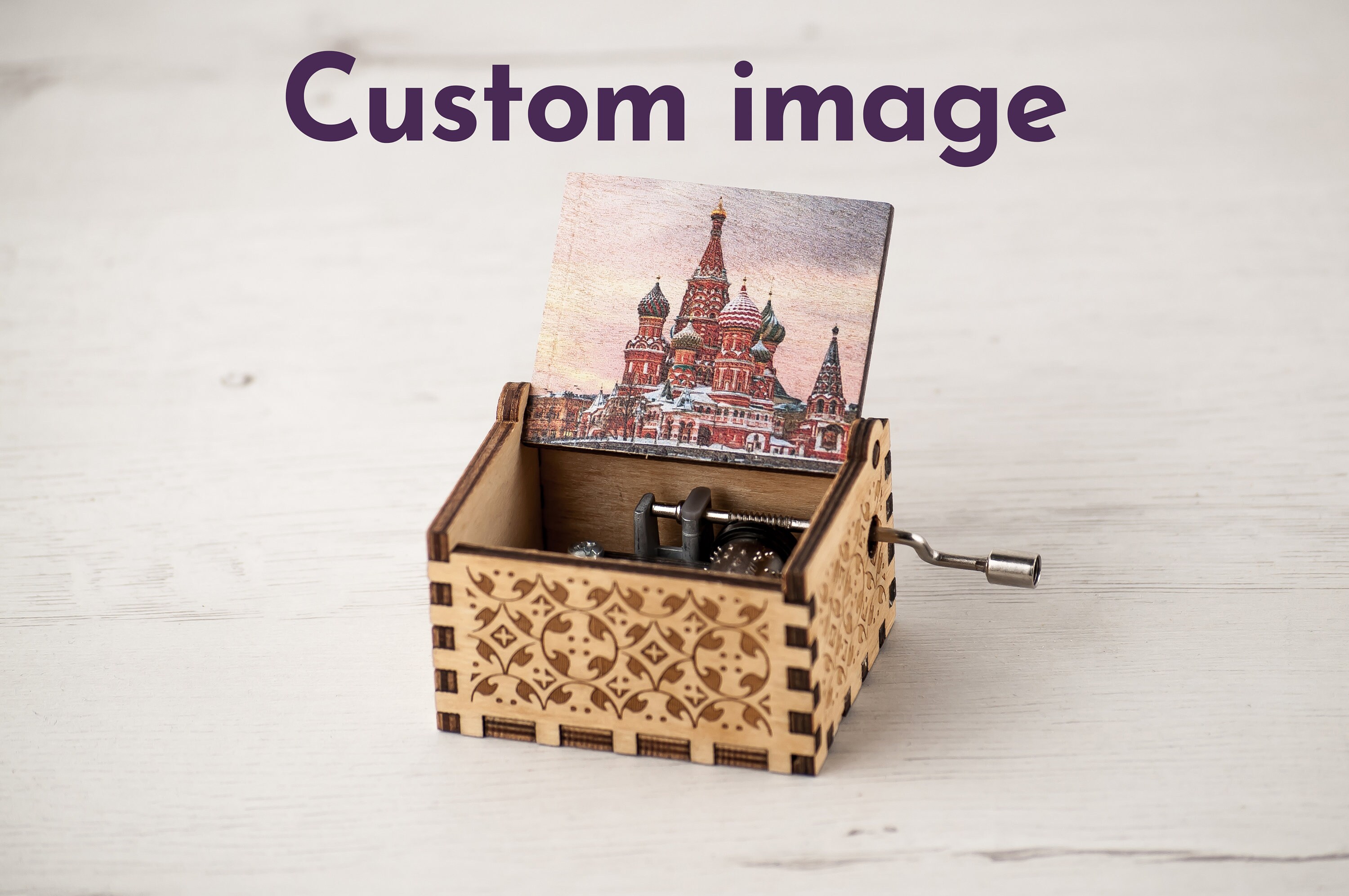 Custom Picture Music Box Custom Song From the List the - Etsy