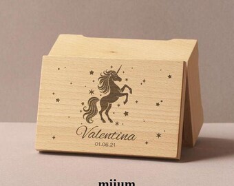 Magical Unicorn Music Box | Miium Brand | Custom Song | Custom design | Personalized music box | Children | Unique Gift