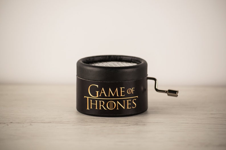 Game of Thrones Black Music Box Perfect gift for Game of Thrones fans Main theme tune image 1