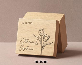 Miium® tulips Music Box | Custom Song | Custom design | Personalized music box |  | Unique Gift