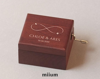 Miium® infinite Music Box | Custom Song | Custom design | Personalized music box |  | Unique Gift