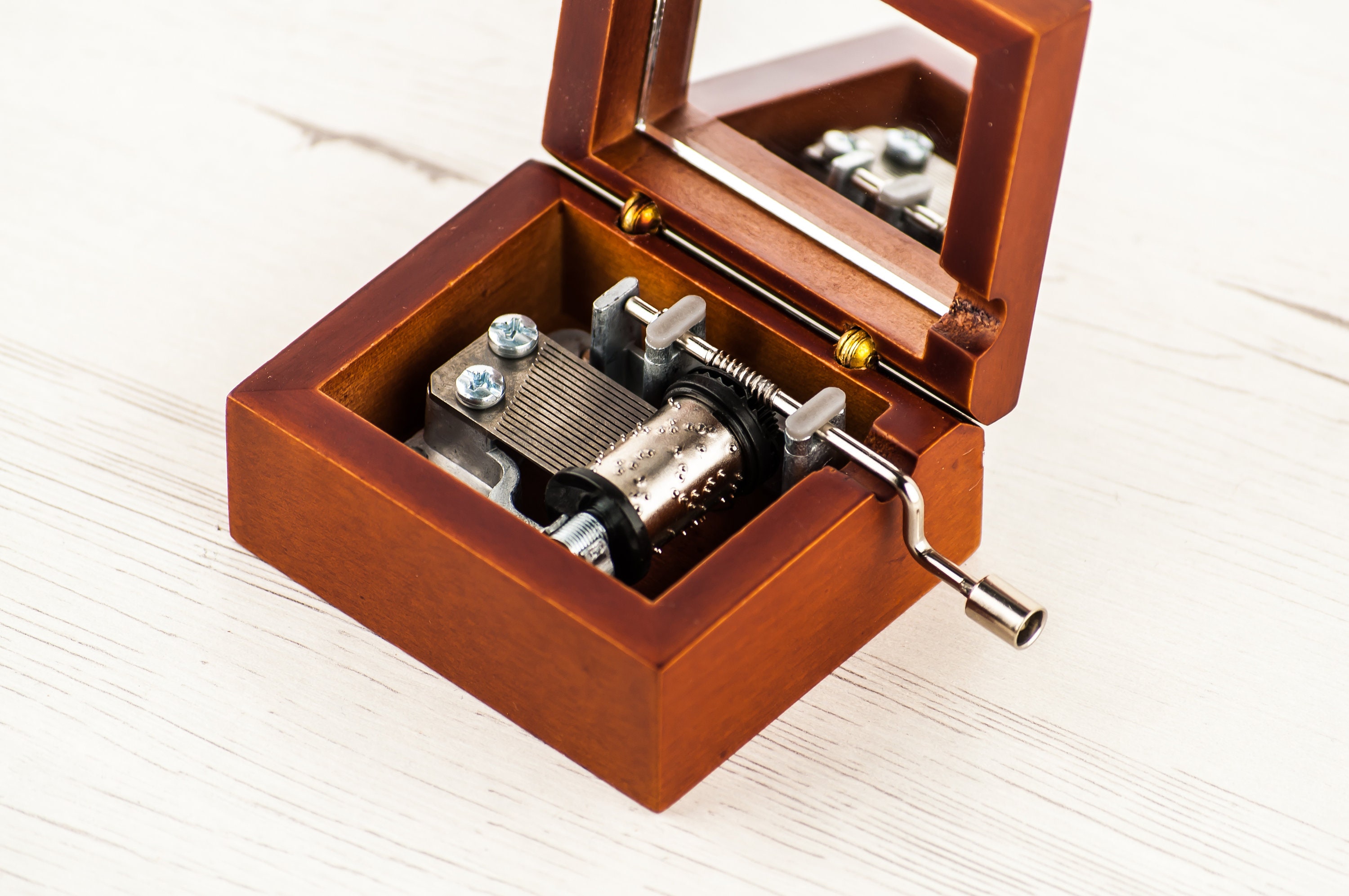 Custom Music Box Engraved and personalized music box Wooden Etsy