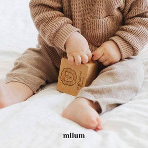 Caja de música de león para bebés / Mecanismo de manivela y cuerda