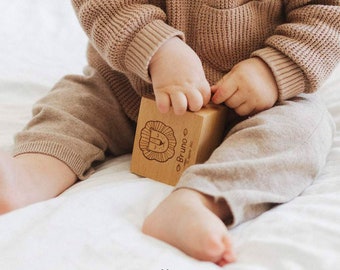 Caja de música de león para bebés / Mecanismo de manivela y cuerda