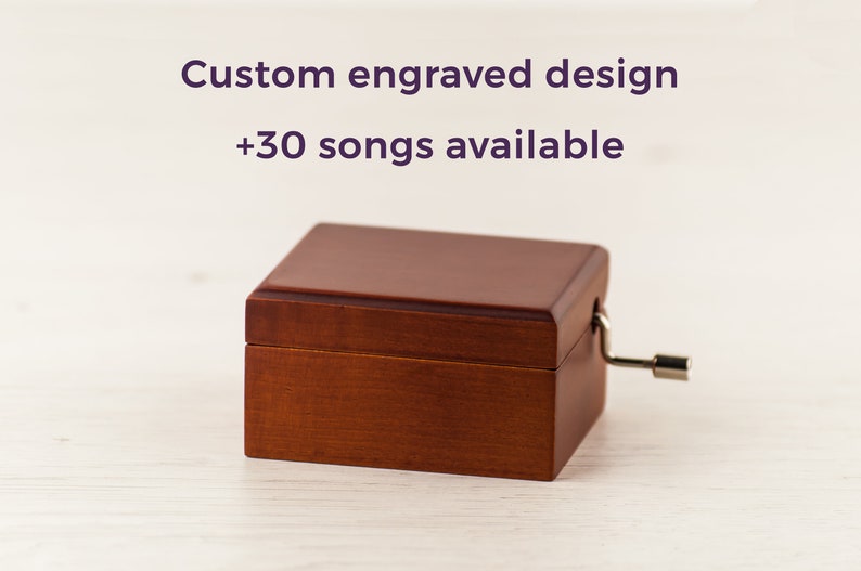 Custom Music Box Engraved and Personalized Music Box Etsy Australia