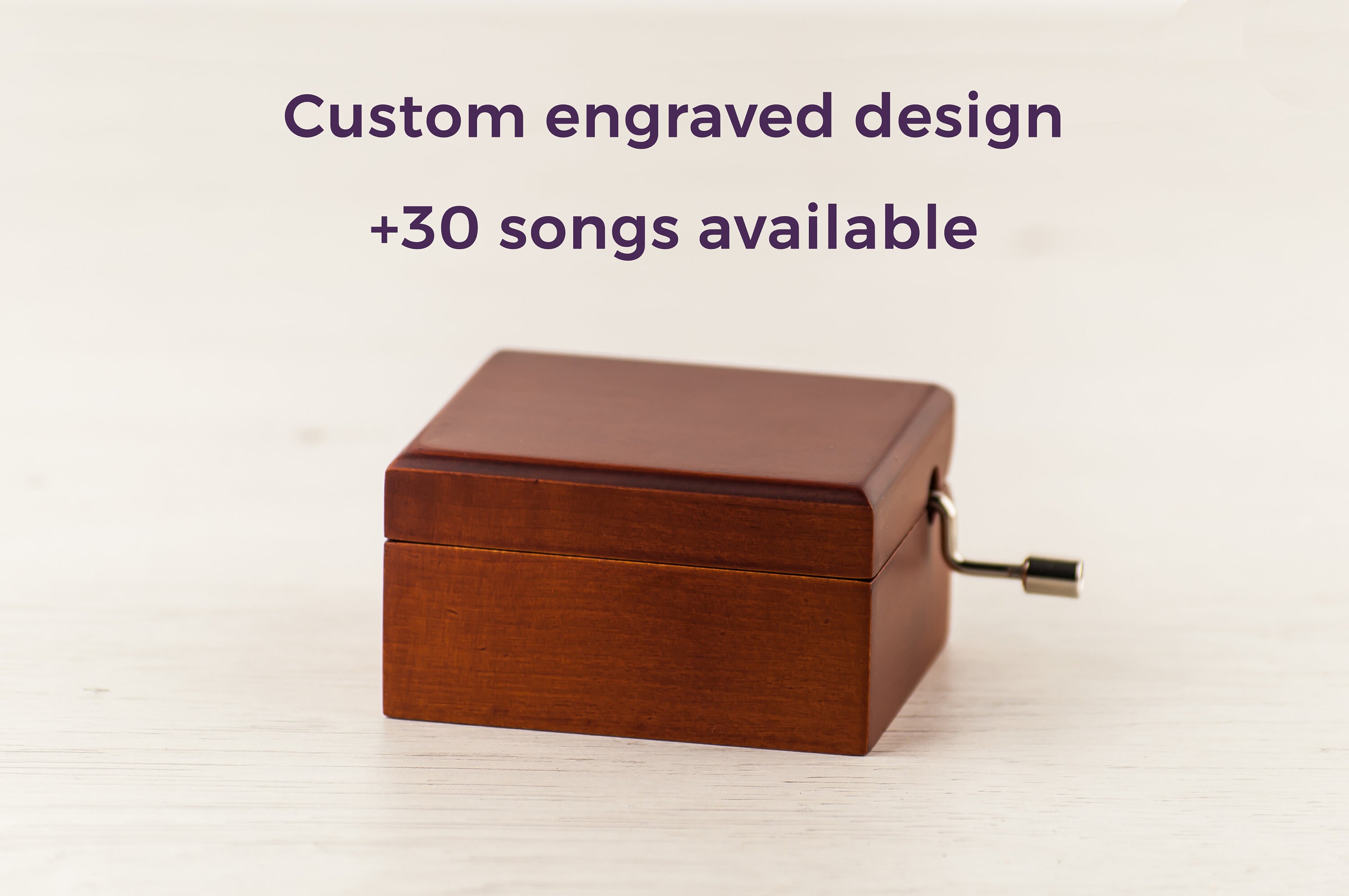 Custom Music Box Engraved and Personalized Music Box Etsy Australia