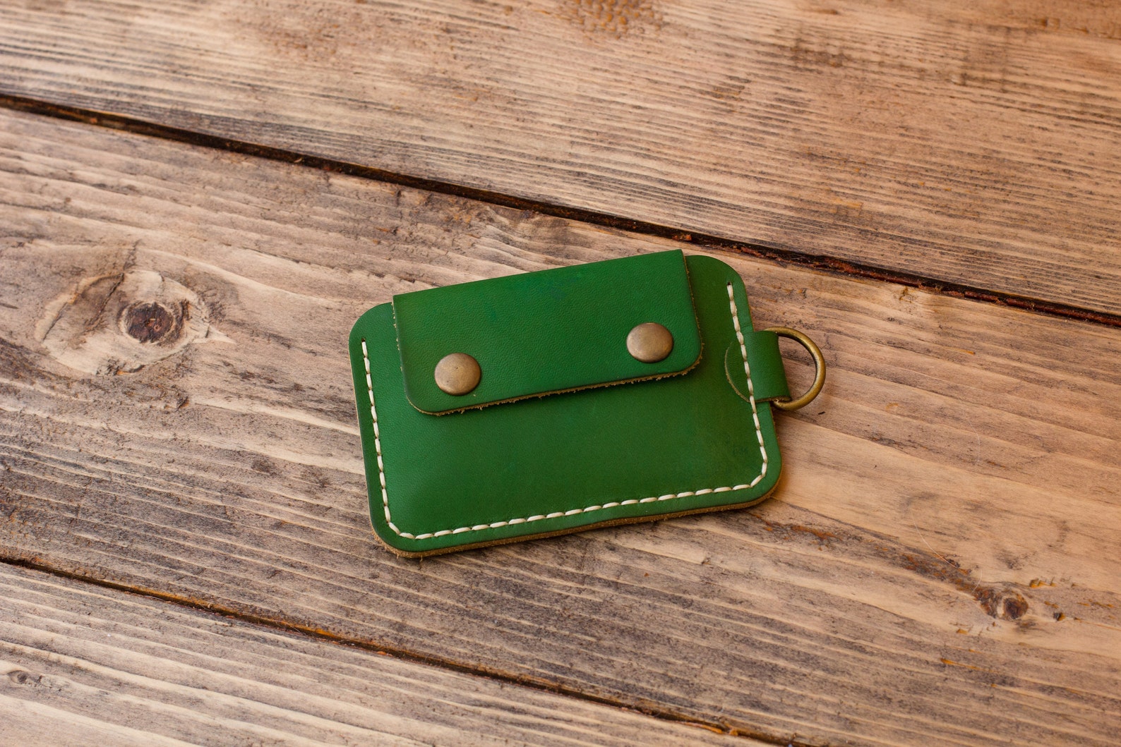 Green keys holder wallet / Key wallet / Green key ring wallet Etsy