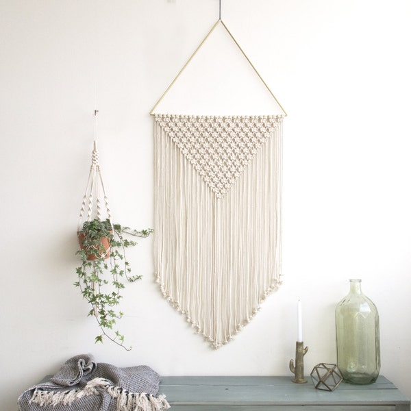 Large Macrame Backdrop- Home Decor- Wedding Decor- Boho Decor- Macrame Headboard- Wall art- Interior Design- Macrame Wall Hanging -