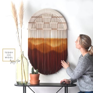 Modern Macrame Wall Hanging, Woven Art - OASIS