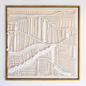 Framed Fiber Artwork - LUNA
