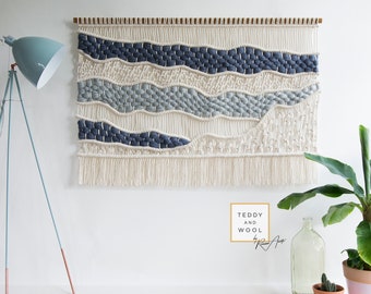 Modern Macrame wall hanging , Textile Art , LAURA