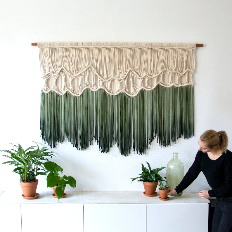 Large Wall Hanging Wall Art Tapestry Modern Macrame Wall Etsy