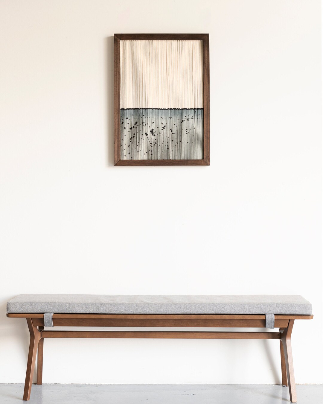 Minimalistic Framed Fiber Art From My New FRAMED Collection COASTLINE