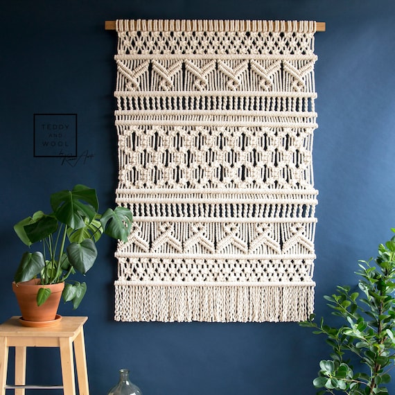 Macramé mural XXL